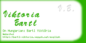 viktoria bartl business card