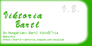 viktoria bartl business card